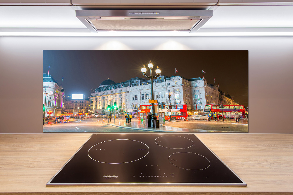 Cooker splashback London at night