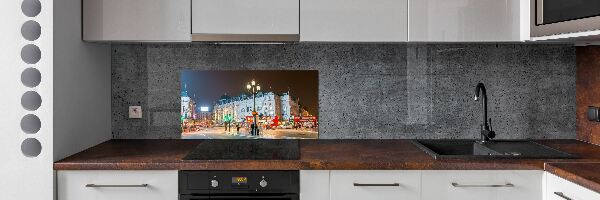 Cooker splashback London at night