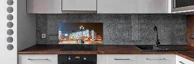 Cooker splashback London at night