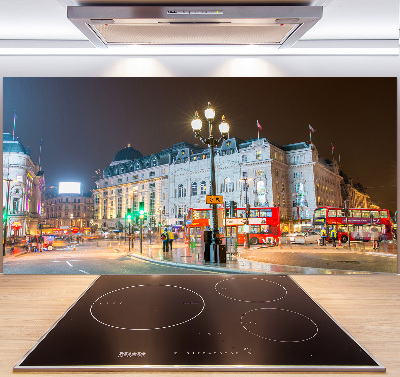 Cooker splashback London at night