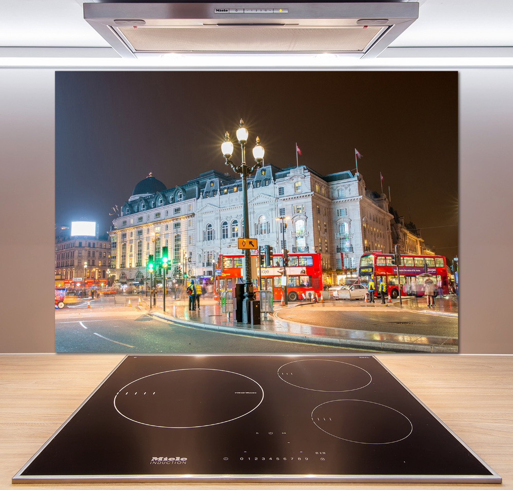 Cooker splashback London at night