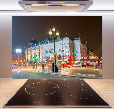 Cooker splashback London at night