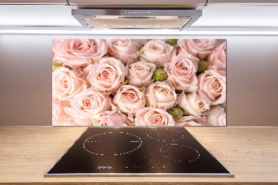 Cooker splashback Roses