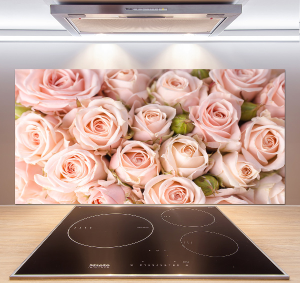 Cooker splashback Roses