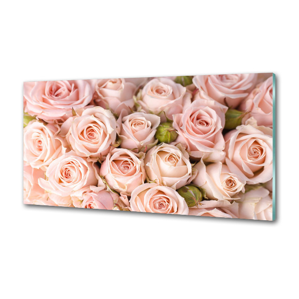 Cooker splashback Roses