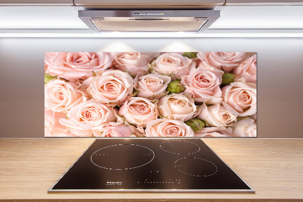 Cooker splashback Roses