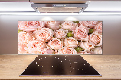 Cooker splashback Roses