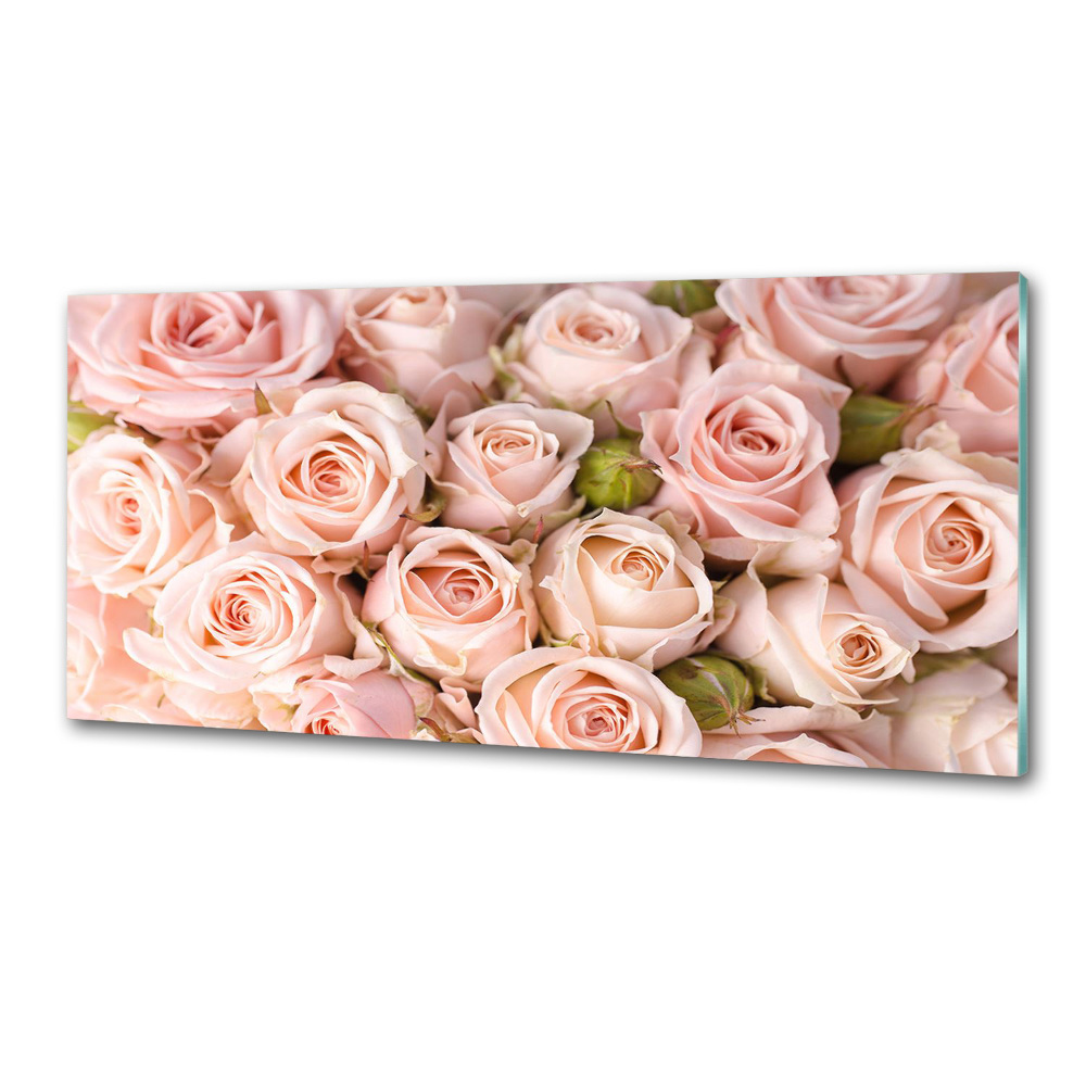 Cooker splashback Roses