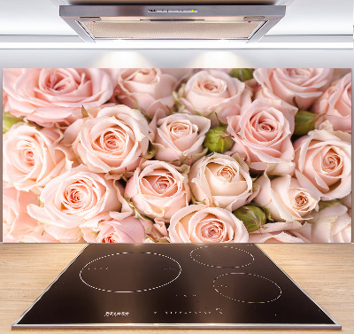 Cooker splashback Roses