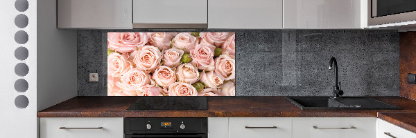 Cooker splashback Roses