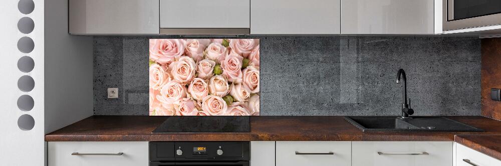 Cooker splashback Roses