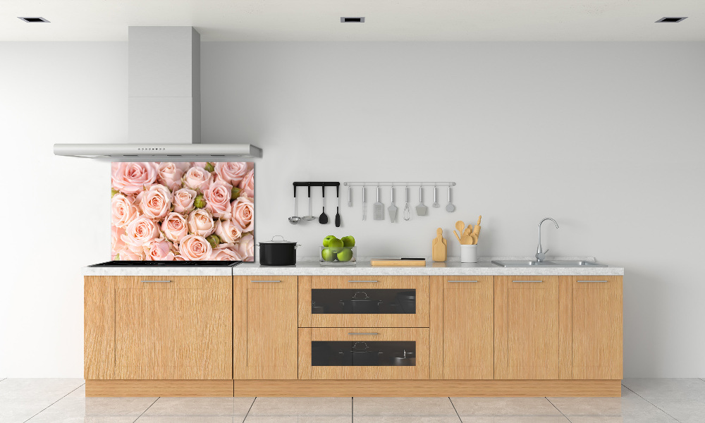 Cooker splashback Roses