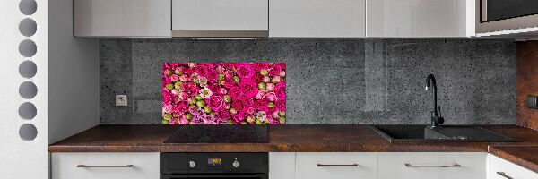 Cooker splashback Roses