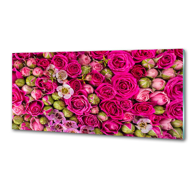 Cooker splashback Roses