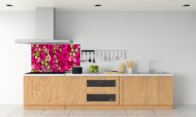 Cooker splashback Roses