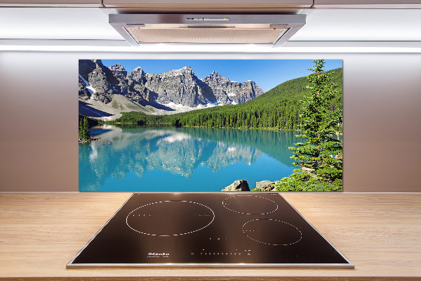 Cooker splashback Lake in the mountains