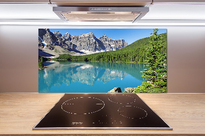 Cooker splashback Lake in the mountains