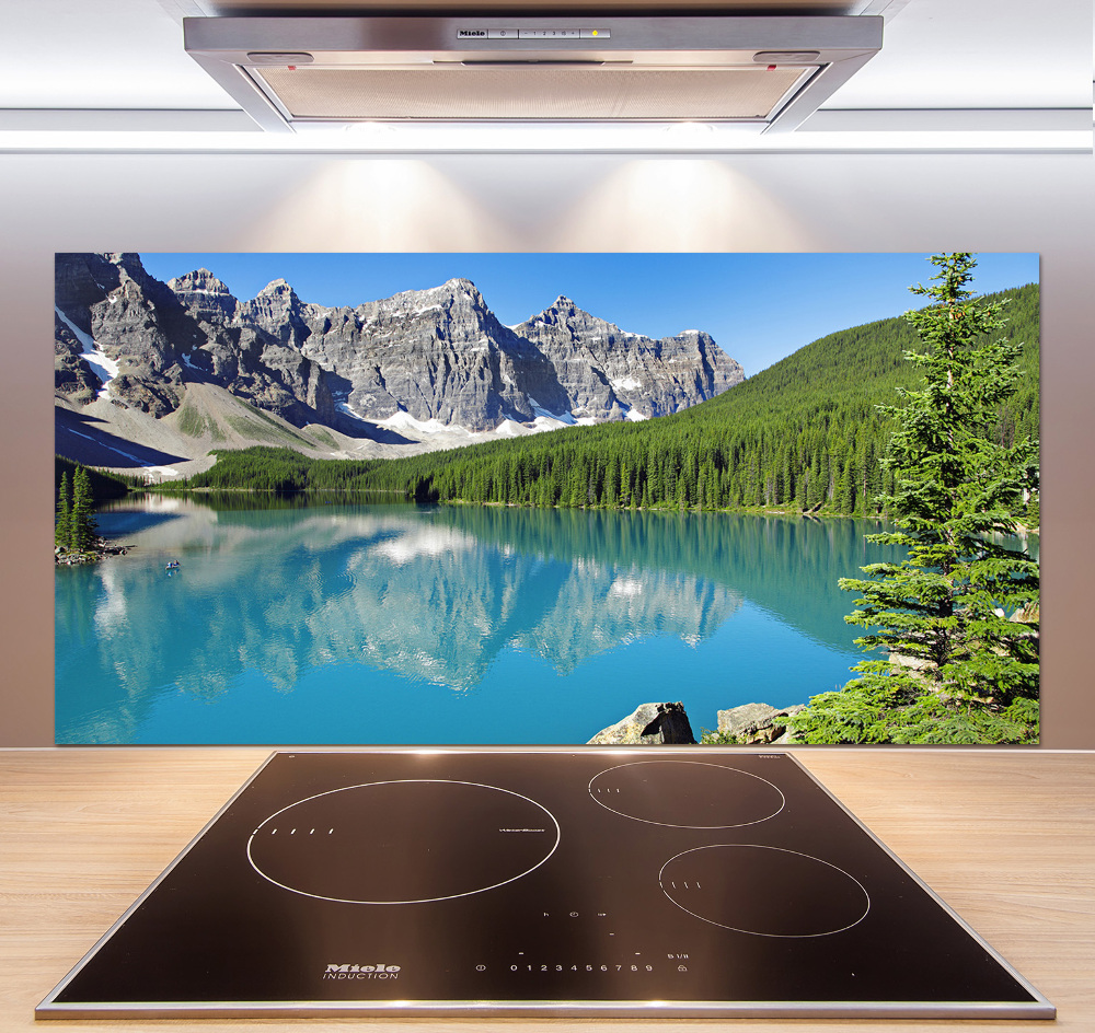 Cooker splashback Lake in the mountains