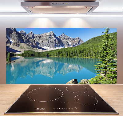 Cooker splashback Lake in the mountains