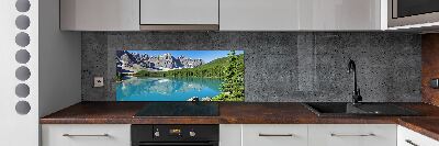 Cooker splashback Lake in the mountains