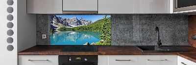 Cooker splashback Lake in the mountains