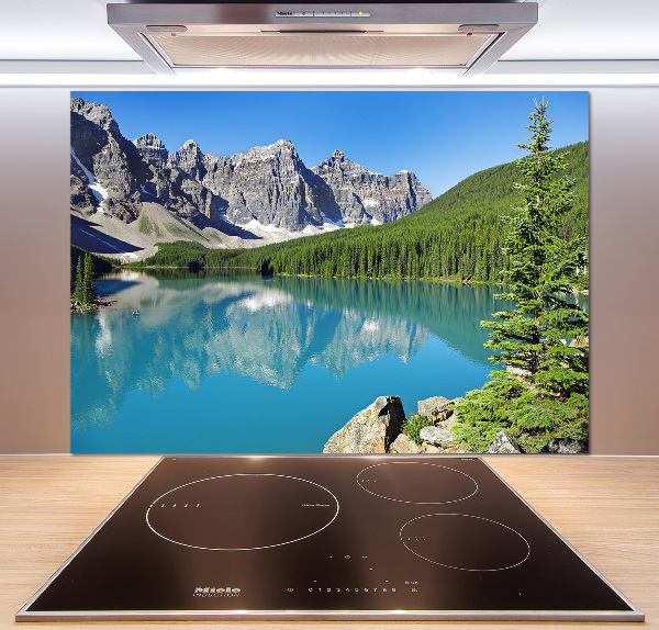 Cooker splashback Lake in the mountains