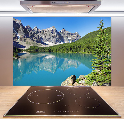 Cooker splashback Lake in the mountains