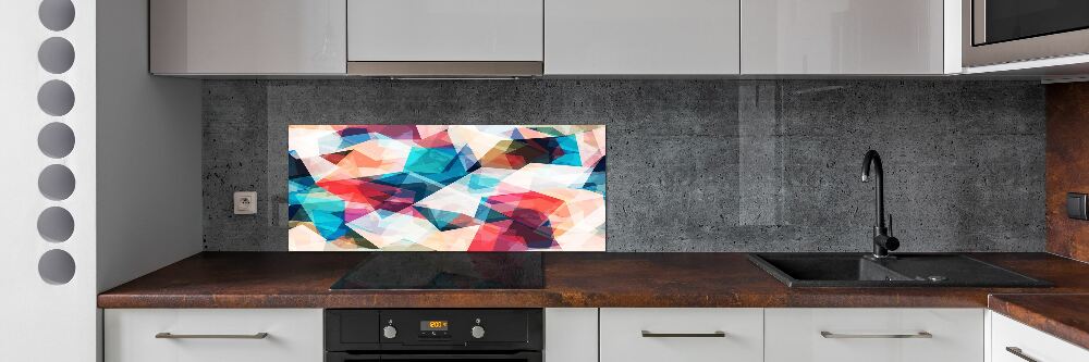 Cooker splashback Mosaic abstraction