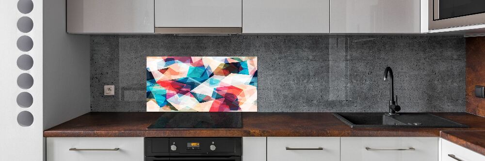 Cooker splashback Mosaic abstraction