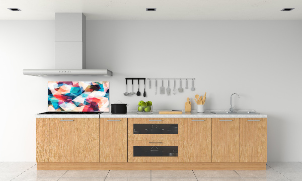 Cooker splashback Mosaic abstraction