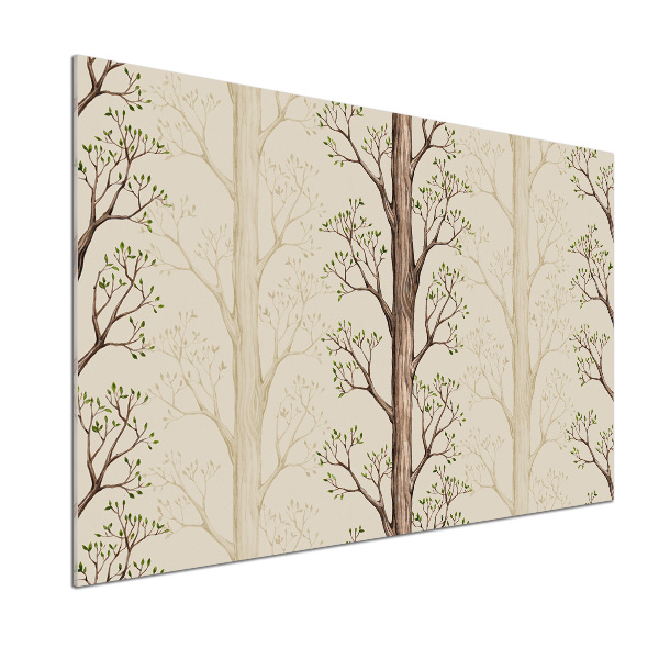 Cooker splashback Trees