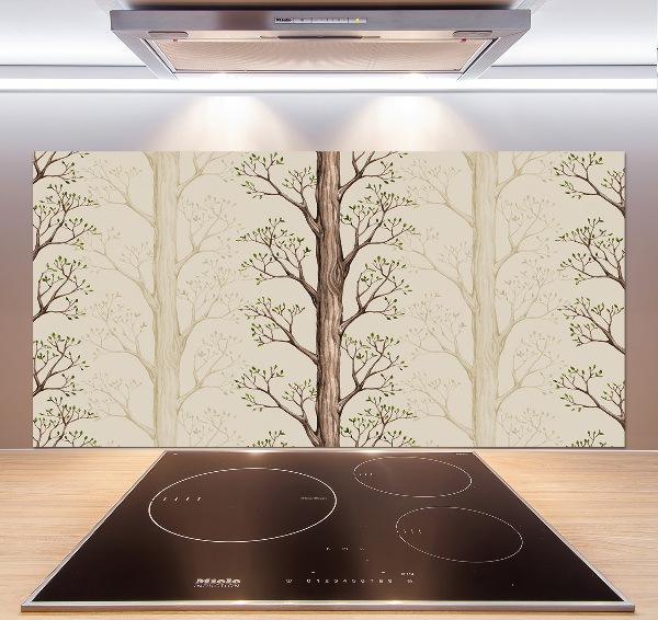 Cooker splashback Trees