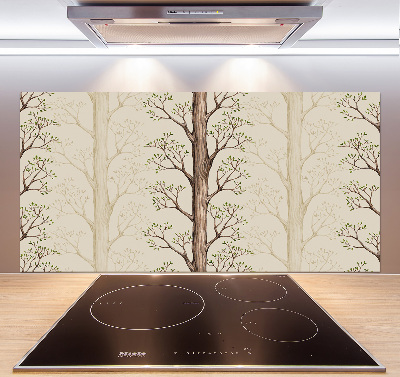 Cooker splashback Trees