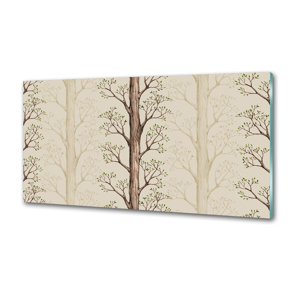 Cooker splashback Trees