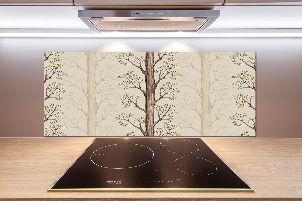 Cooker splashback Trees