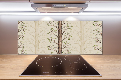 Cooker splashback Trees