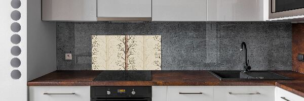 Cooker splashback Trees