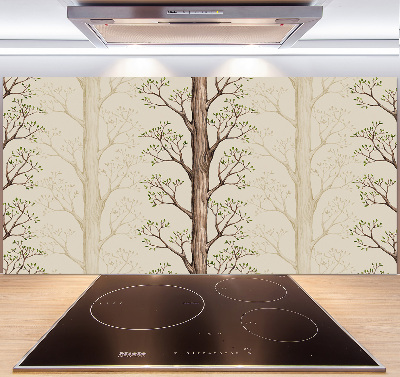 Cooker splashback Trees