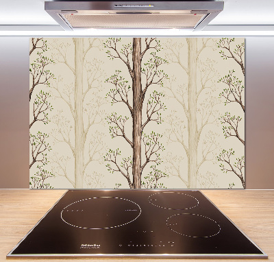 Cooker splashback Trees