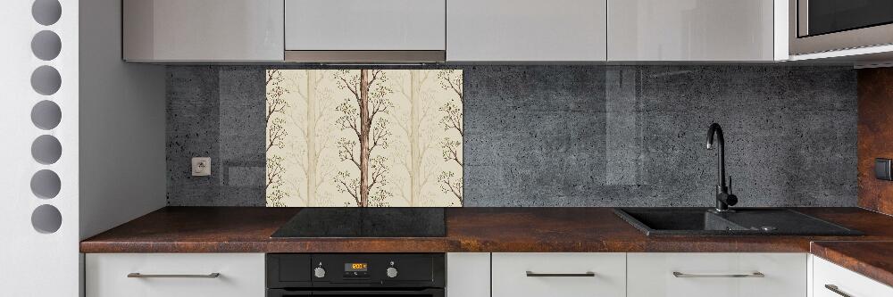 Cooker splashback Trees