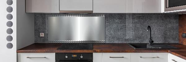 Cooker splashback Metal background