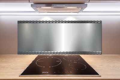 Cooker splashback Metal background