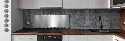 Cooker splashback Metal background