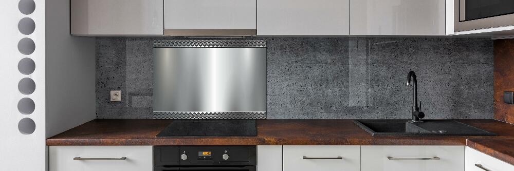 Cooker splashback Metal background