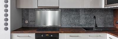 Cooker splashback Metal background