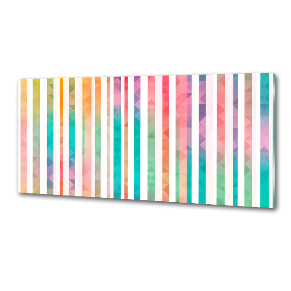 Cooker splashback Rainbow stripes