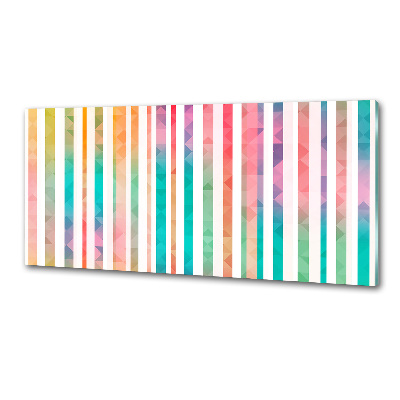 Cooker splashback Rainbow stripes