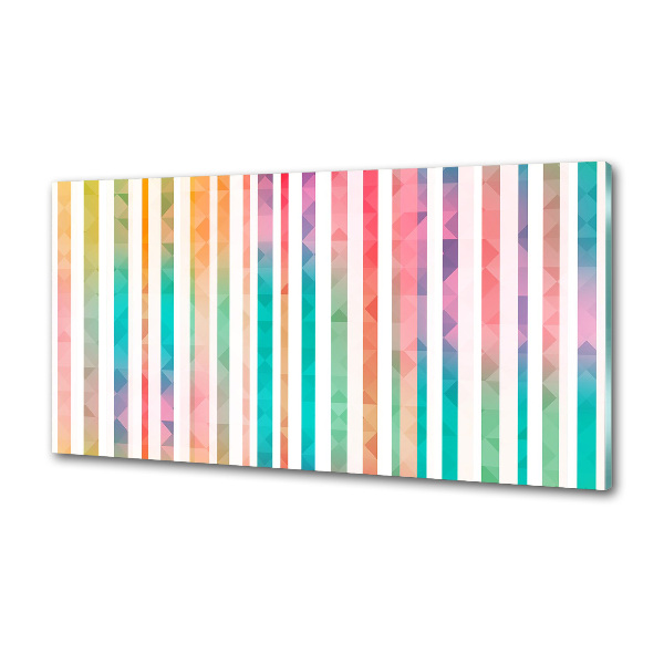 Cooker splashback Rainbow stripes