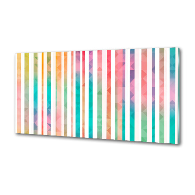 Cooker splashback Rainbow stripes