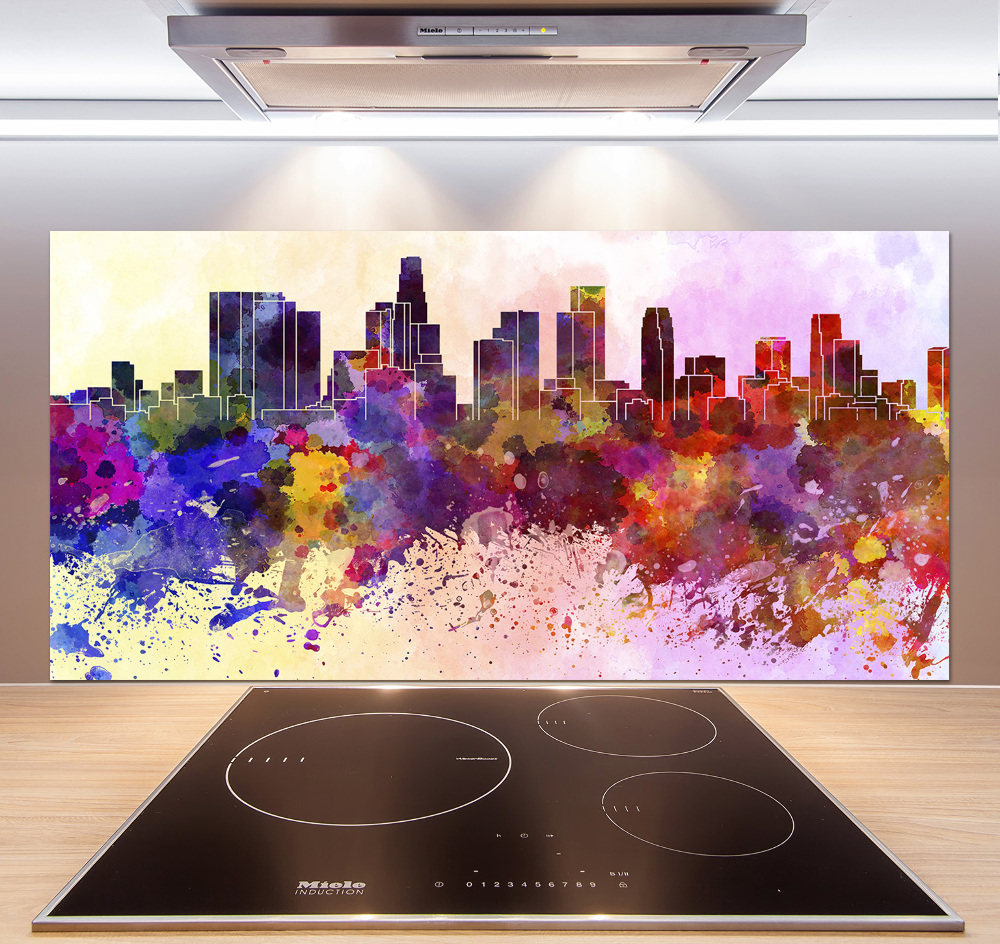 Cooker splashback Los Angeles colors